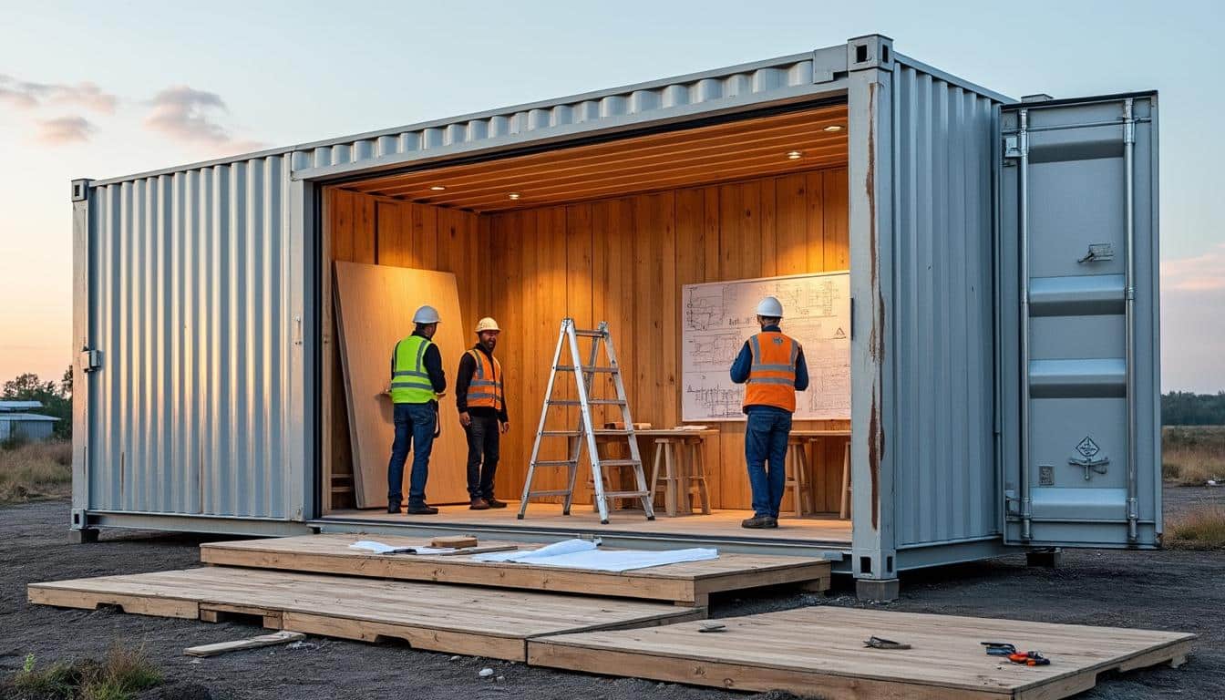 Illustration: Comprendre ce qu’est un container maritime et comment l’aménager