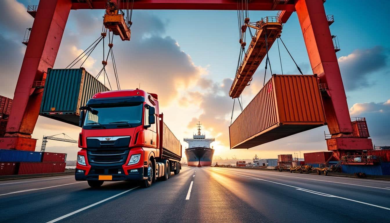 Illustration: Comprendre le rôle et la fonction d’une grue porte conteneur dans la manutention maritime