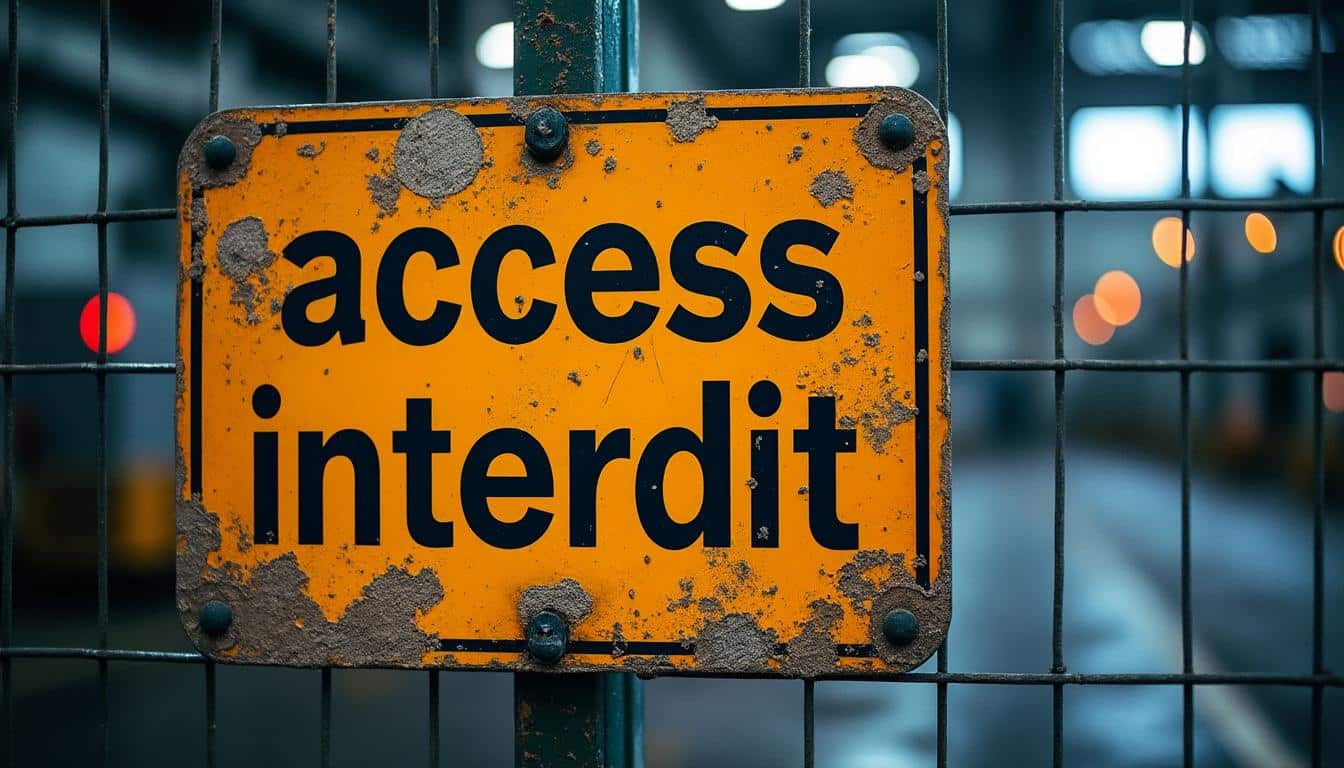 Sécuriser les zones machines : les panneaux d'accès interdit et leur importance