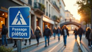Assurer la sécurité des piétons grâce à un panneau de signalisation adapté