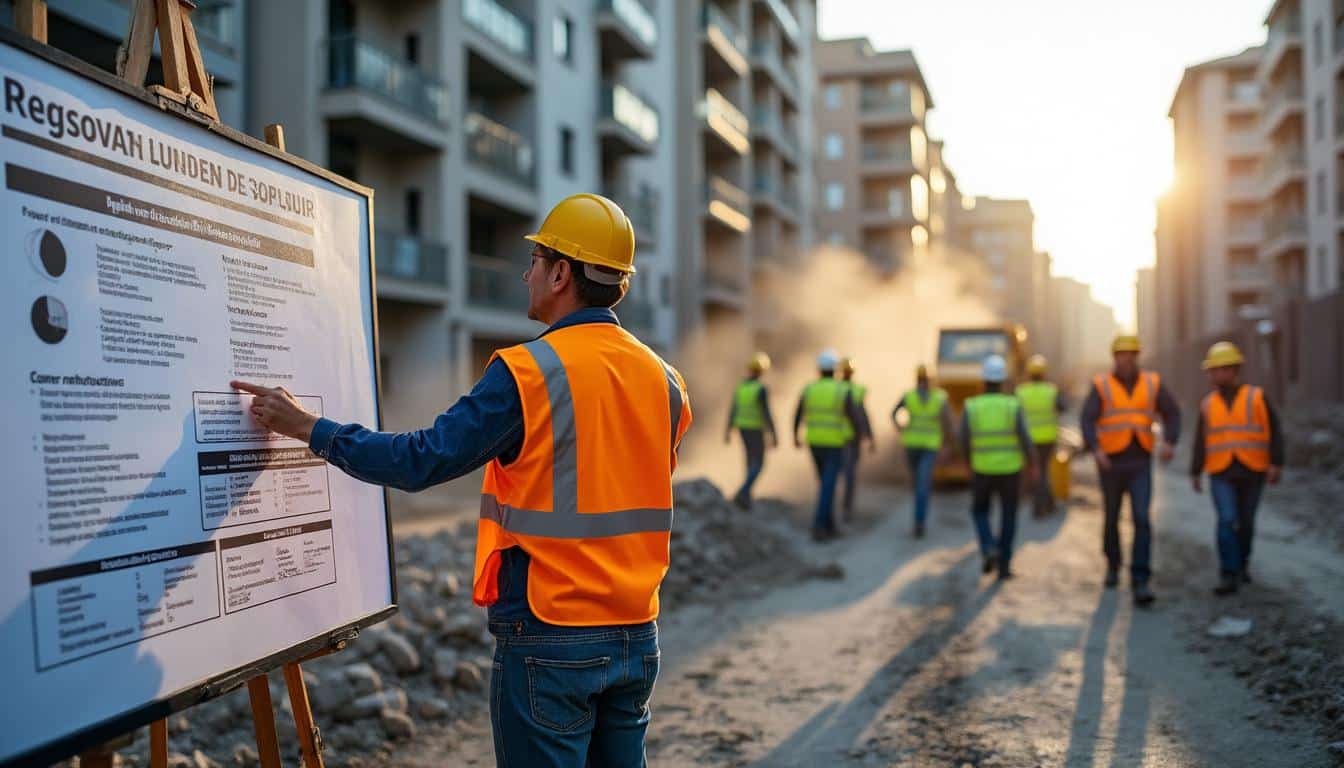 Illustration: Comprendre la réglementation en vigueur pour le bruit sur les chantiers