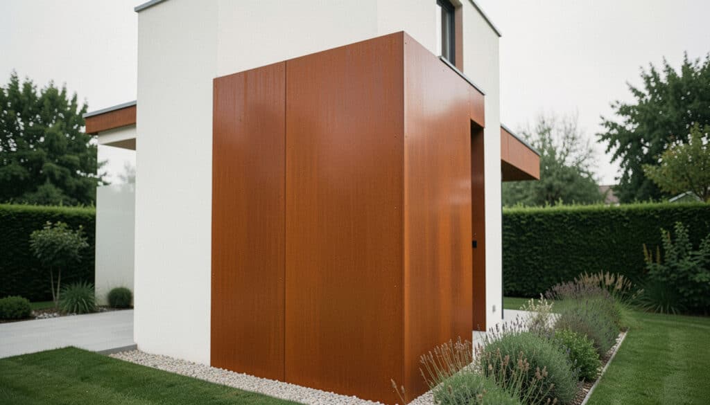 Plaque en acier corten : usages, patine et choix