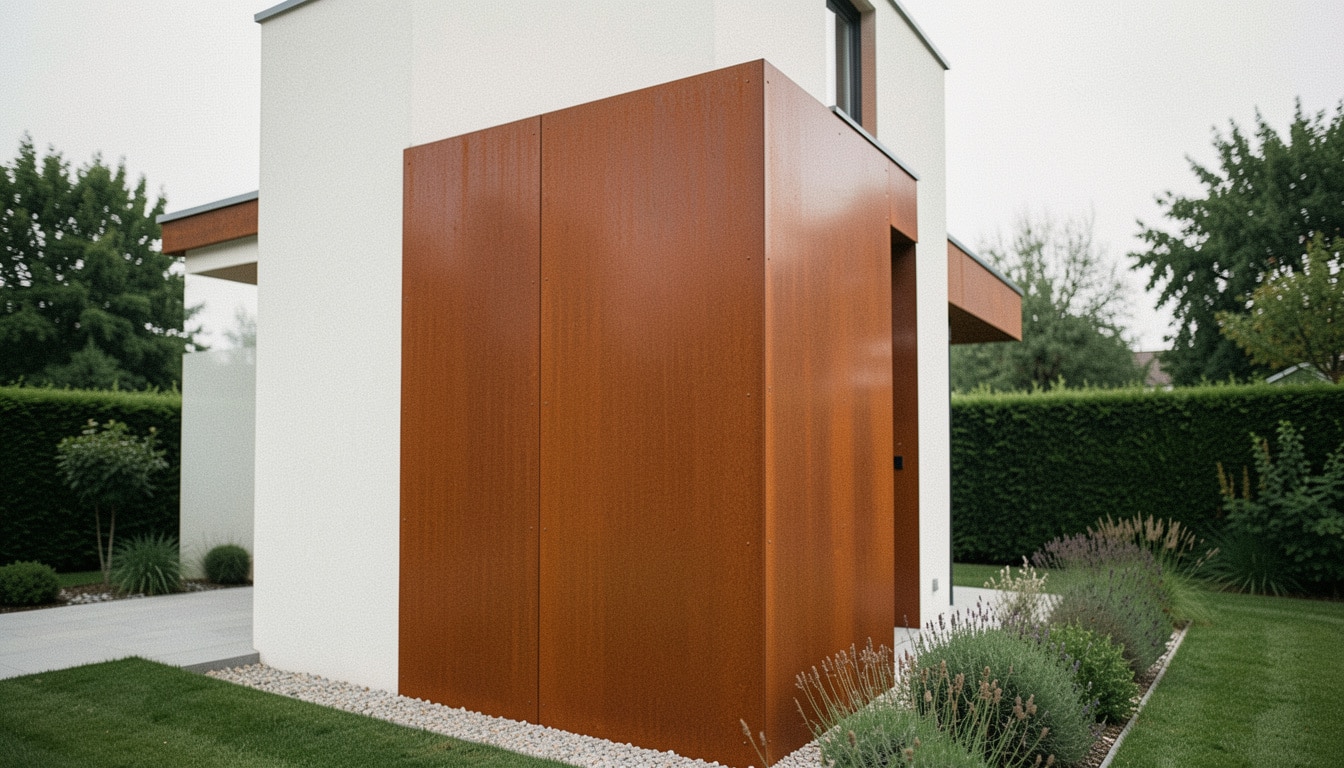 Plaque en acier corten : usages, patine et choix