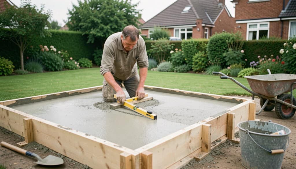 Réaliser une dalle en béton sans erreur, étape par étape